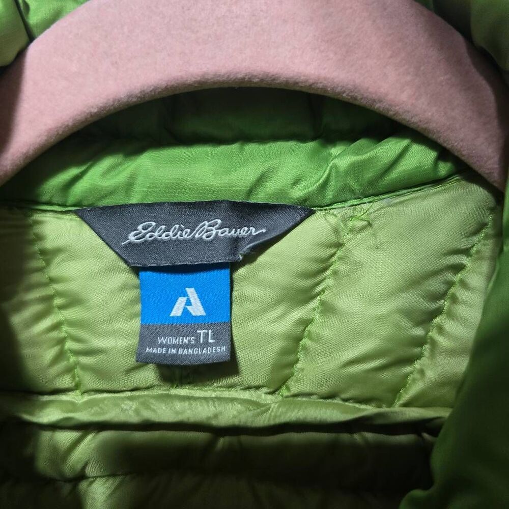 Eddie Bauer First Ascent Micro Therm Down Jacket Lime Green LT Outdoor Bright - Picture 5 of 7